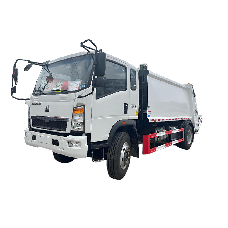8CBM HOWO Garbage Compactor Truck