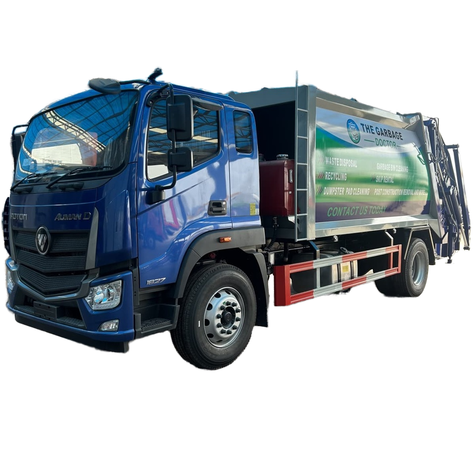 FOTON Right-Hand Drive 12m³ Compactor Truck - High-Efficiency Road Compaction Solution for RHD Marke