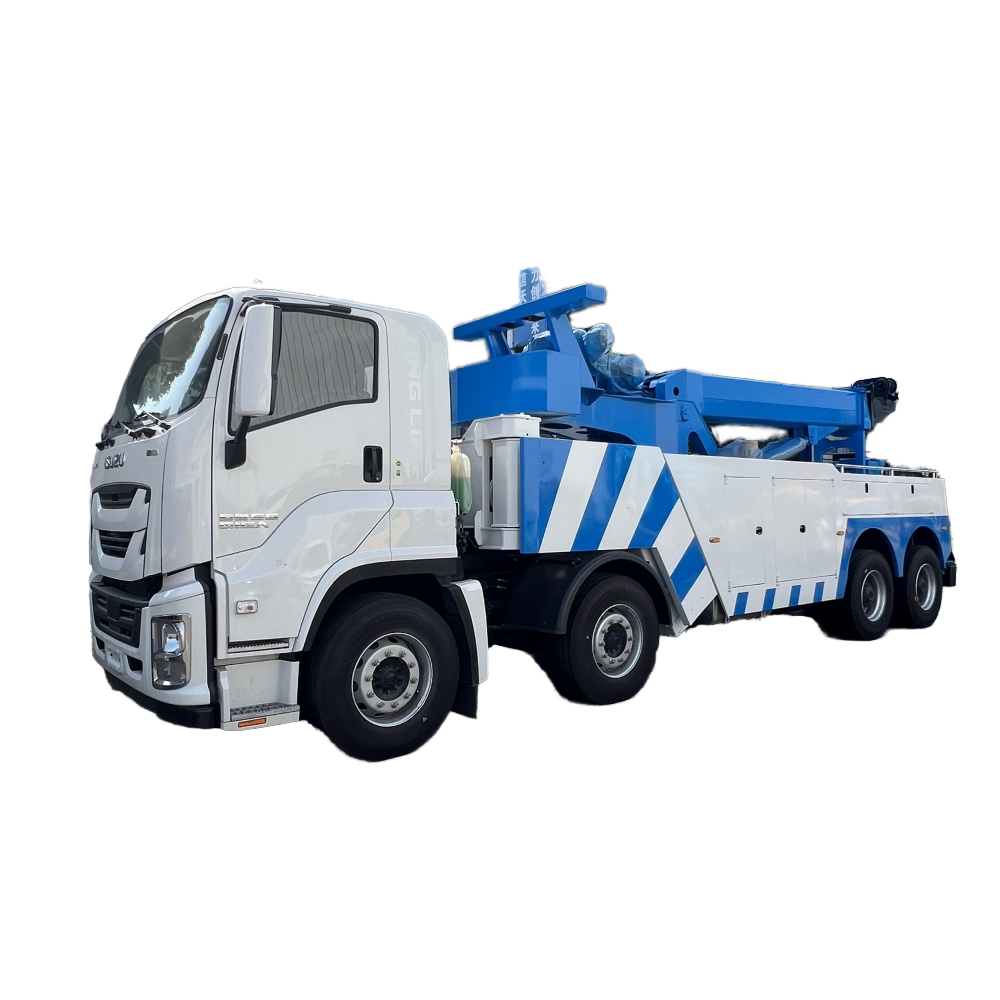 Isuzu Front Four Rear Eight Support 35-ton Wreckout Truck