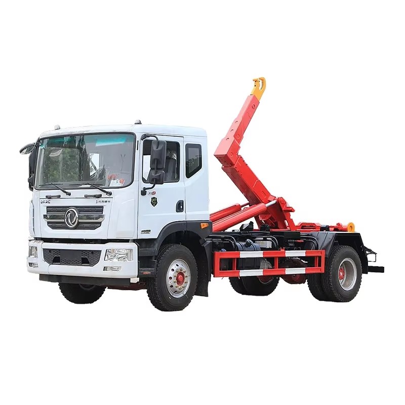 Dongfeng Customized 14 Ton 16 Ton 18 Ton Auto Type Roll Off Garbage Collection Truck Hook Arm Lift G