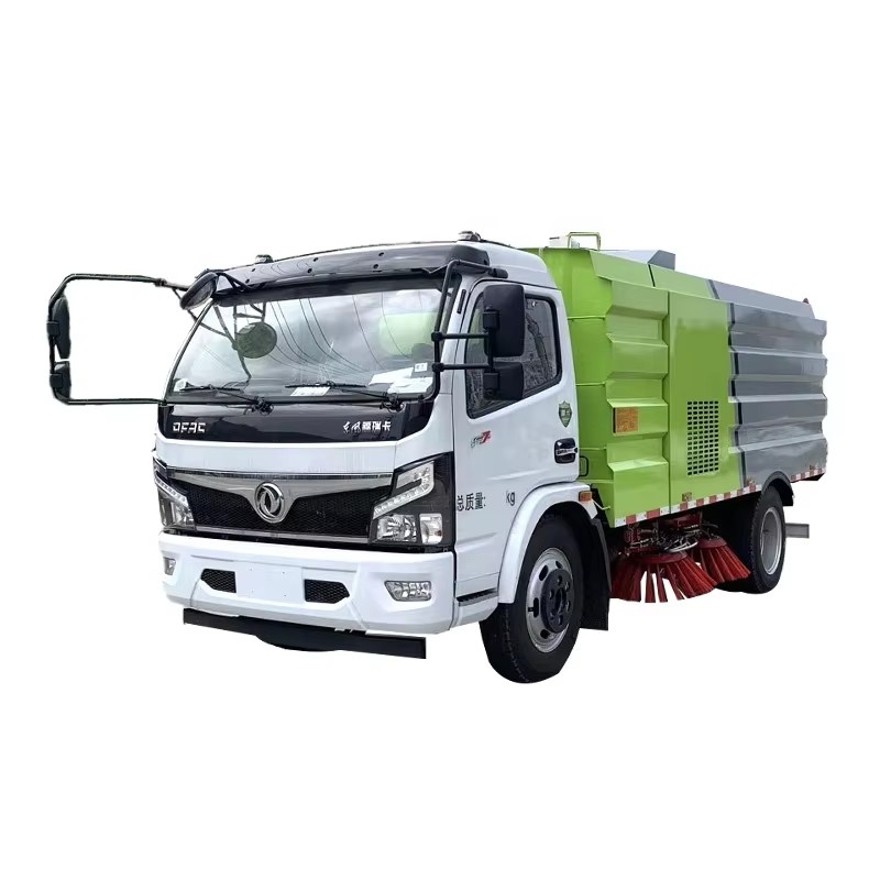 Factory Direct Sale Dongfeng Vacuum Road Sweeper Truck 6000L Street Cleaning Wasing Truck for City S