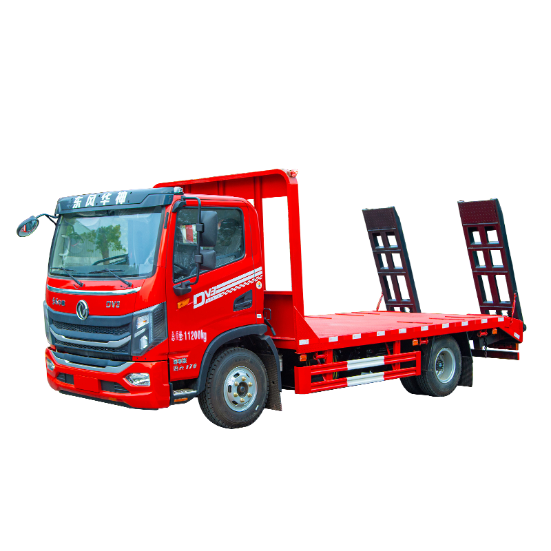 Clearance Dongfeng 4x2 diesel 6-ton Small Platform Truck with Ladder - for the Transportation of Tra