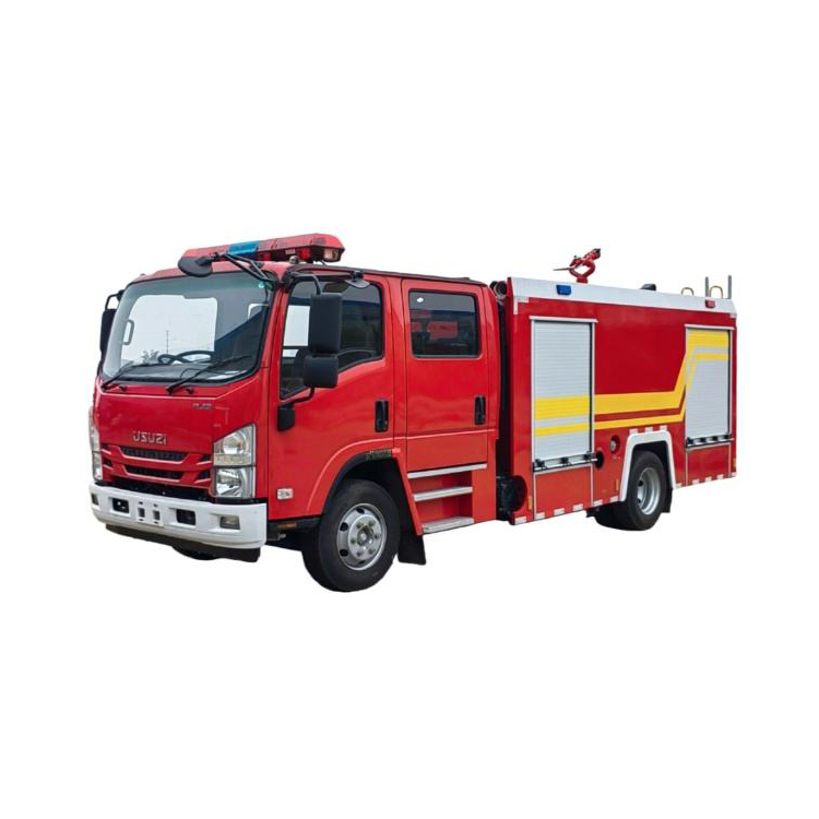 3.5 Ton Diesel 4X2 Drive 50m Work Height Water Foam Fire Truck with 3500L Tank for Community Street 