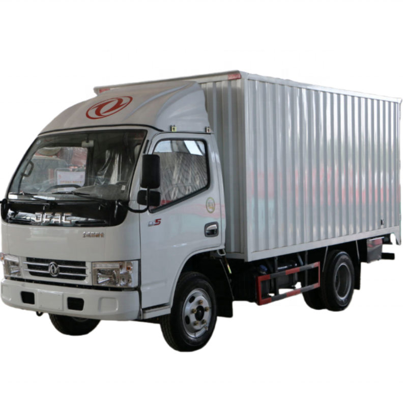 New Box Truck Dongfeng 4X2 Diesel New Euro 3 Emission Standard, Loading 3-5 Tons of Goods Factory Cu