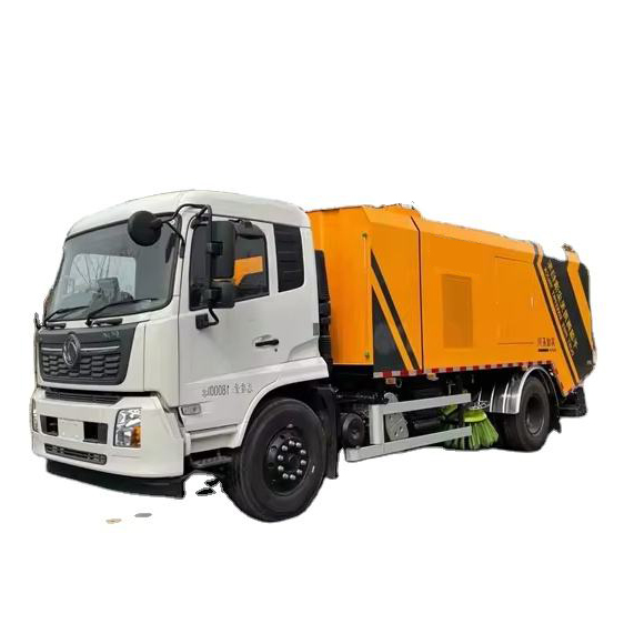 Dongfeng 10 Tons Heavy Pollution Dust Tank Combine Dry and Wet Surface Street Road Sweeper and Vacuu