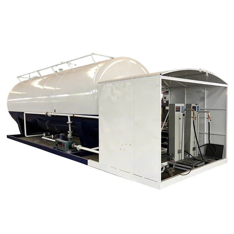 40000L 20Tons LPG Tanker Skid StationFor Cooking Gas