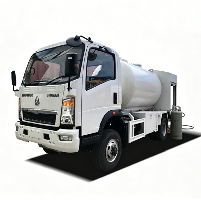 4X4 Off Road LPG Gas Cylinder BottlingTruck 5000L